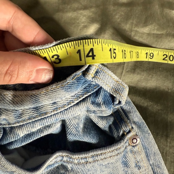 Vtg LEE Acid Wash Jeans Size 14 Medium High Rise Tapered Fit 80s/90s Y2K RARE - Picture 11 of 14
